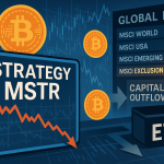 Strategy (MSTR) faces possible MSCI index exclusion as market pressure mounts
