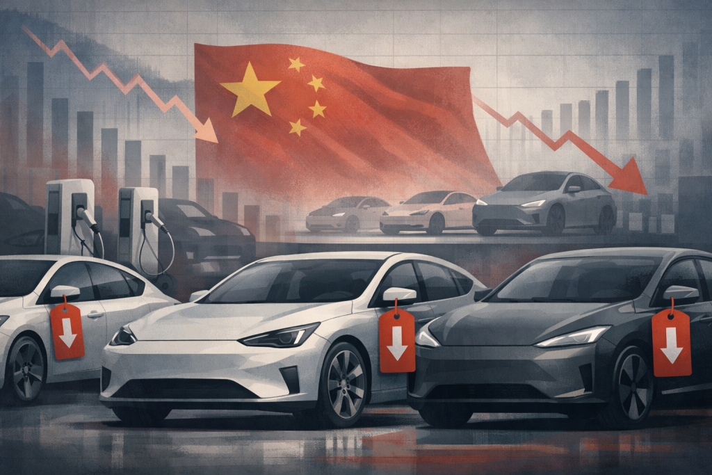 China’s EV market slows as price war deepens and overseas push accelerates