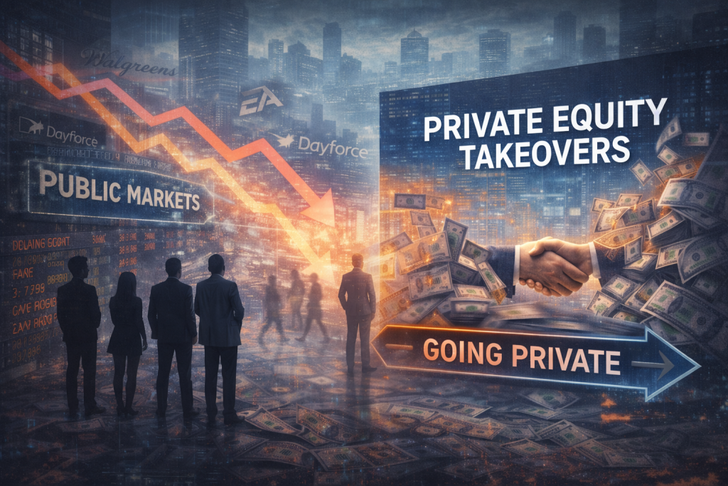 From Walgreens to EA: 2025 marked a banner year for take-private deals